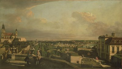 カウニッツ宮殿と庭園、ウィーン、175960 作： Bernardo Bellotto